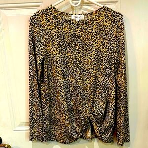 Animal Print Women's Top S